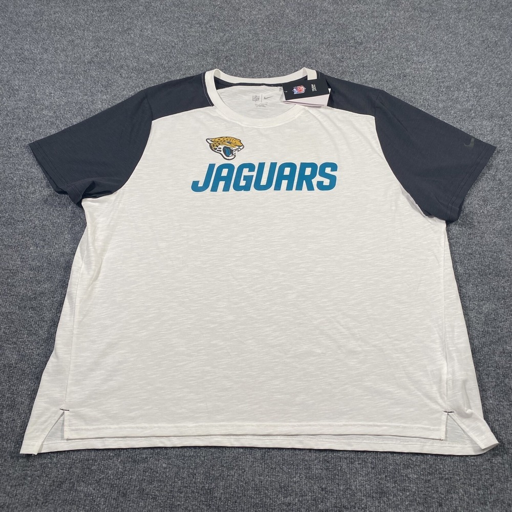 Jacksonville Jaguars Mens 3XL Nike NFL Team Apparel Short Sleeve Shirt Football - Picture 3 of 8